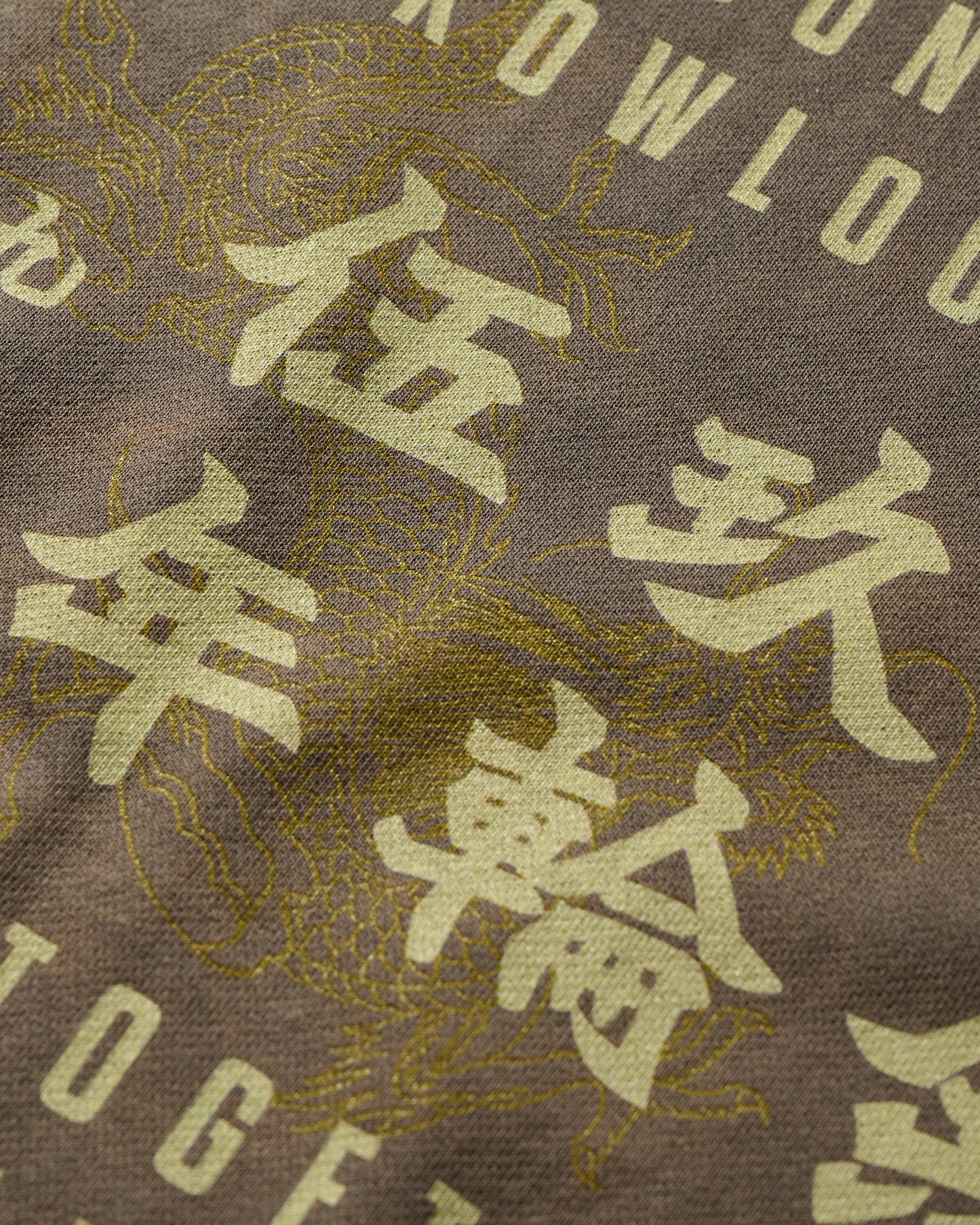 GRS X 59TATTOO SUN FADED LOGO JERSEY TEE / DARK GREY