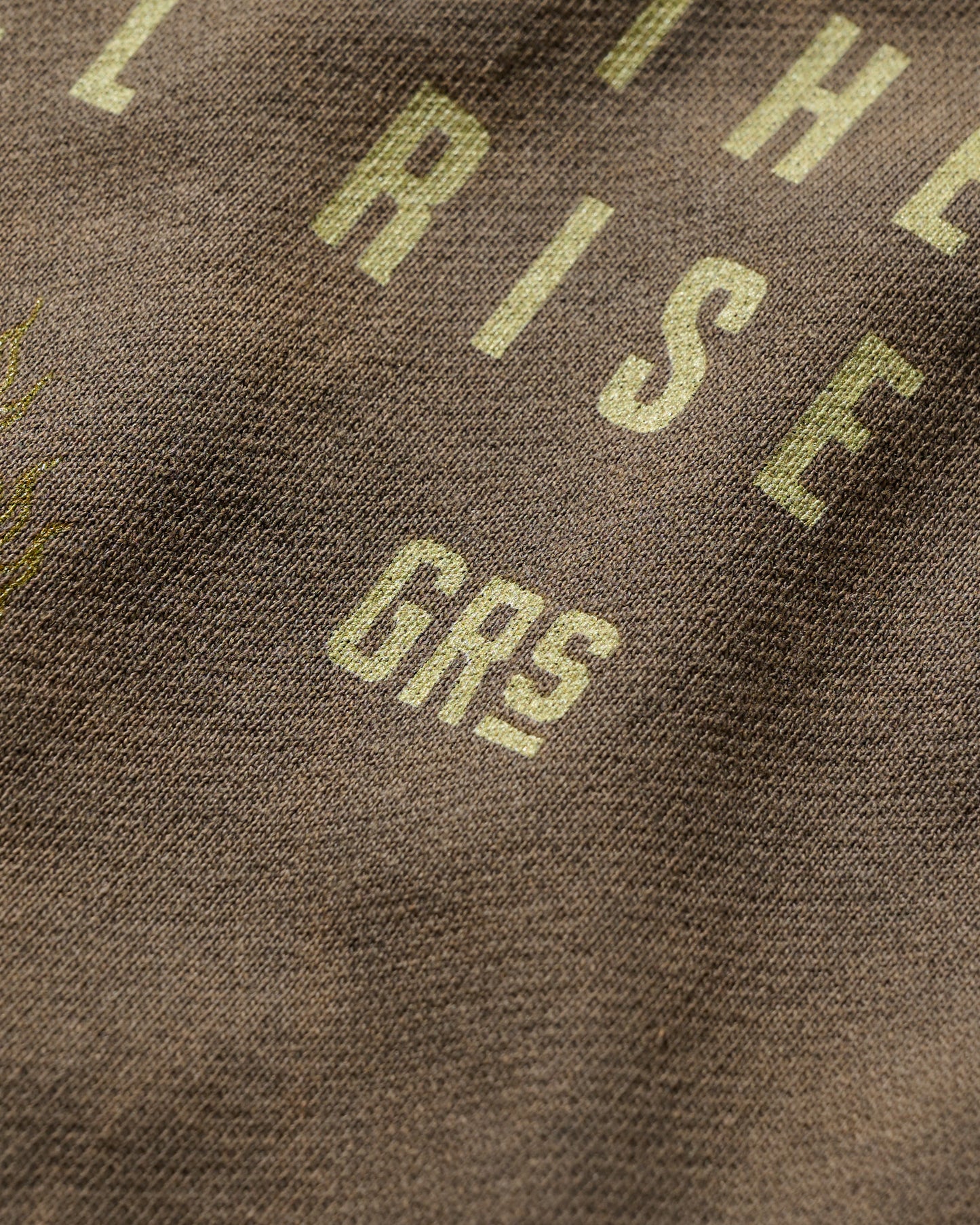 GRS X 59TATTOO SUN FADED LOGO JERSEY TEE / DARK GREY
