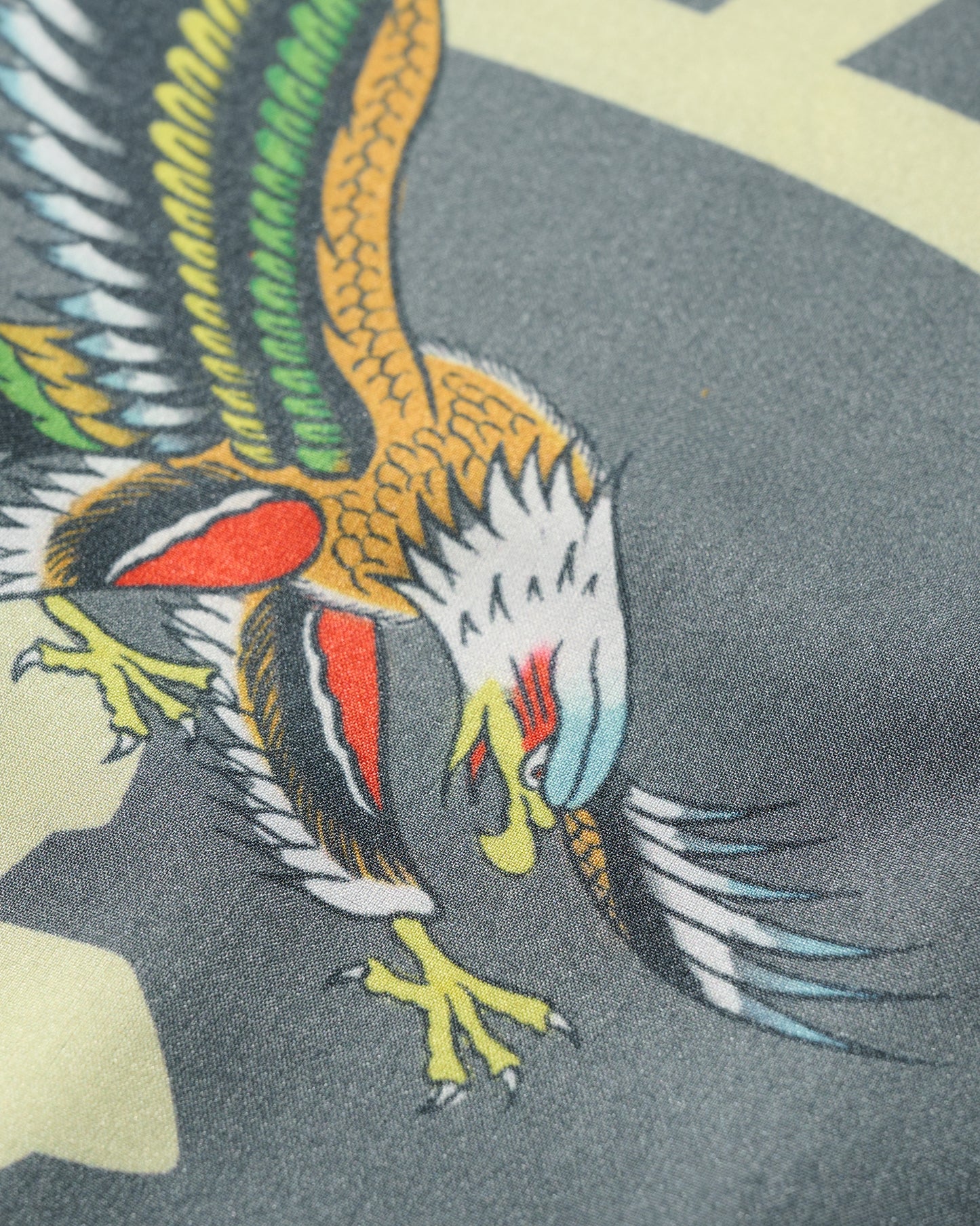 GRS X 59TATTOO FLYING EAGLE OVERPRINT SHIRT / DARK GREY