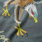 GRS X 59TATTOO FLYING EAGLE OVERPRINT SHIRT / DARK GREY