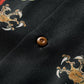 DOUBLE DRAGON OVERPRINT CREPE SHIRT / BLACK