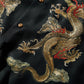 DOUBLE DRAGON OVERPRINT CREPE SHIRT / BLACK