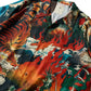 DOWNHILL TIGER & DRAGON" OVERPRINT CREPE SHIRT / ORIGIN