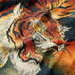 DOWNHILL TIGER & DRAGON" OVERPRINT CREPE SHIRT / ORIGIN