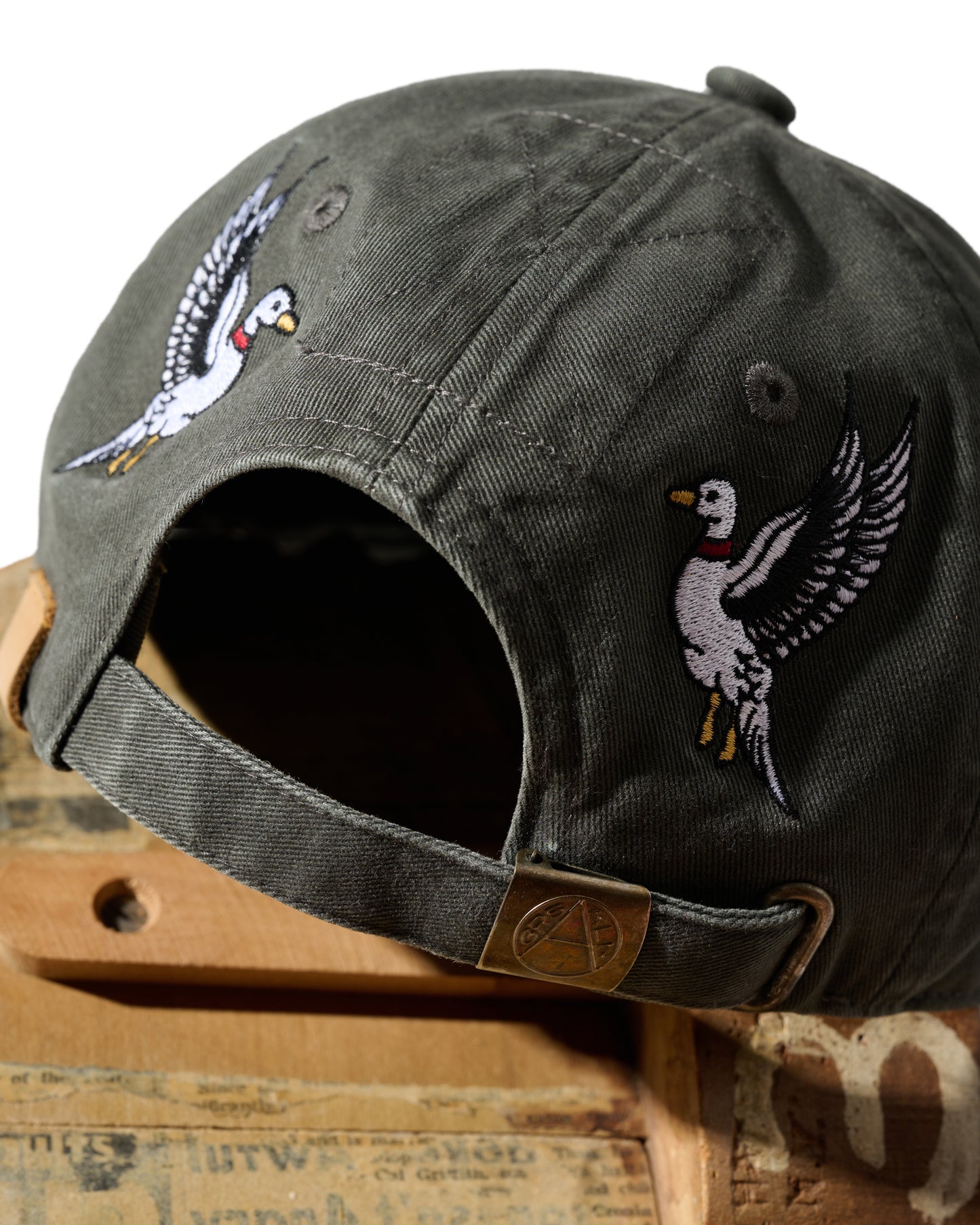 GRS X 59TATTOO WASHED EMBROIDERY CAP / DARK GREY