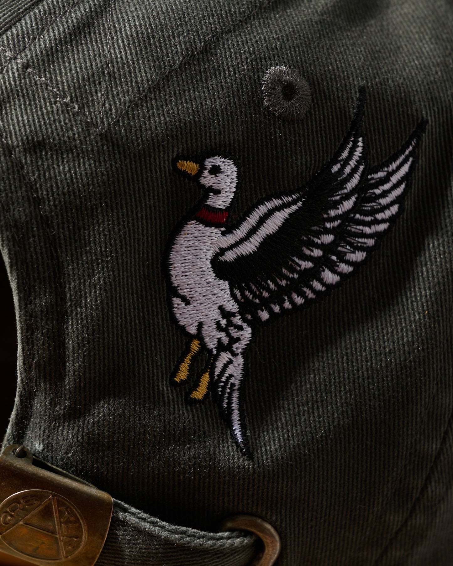GRS X 59TATTOO WASHED EMBROIDERY CAP / DARK GREY