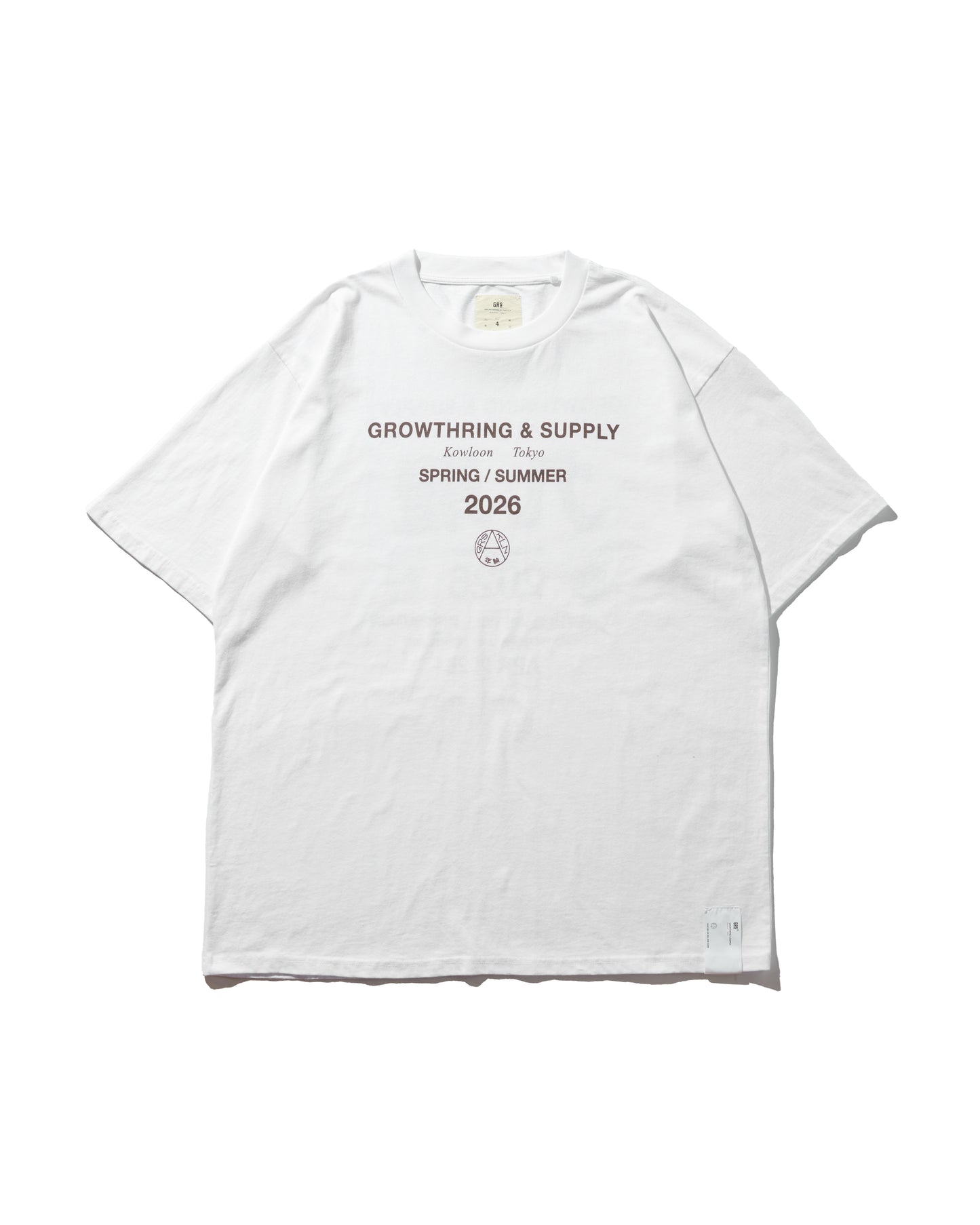 2026 CREW TEE SET 01 (SET OF 2 PIECES) / Black+White