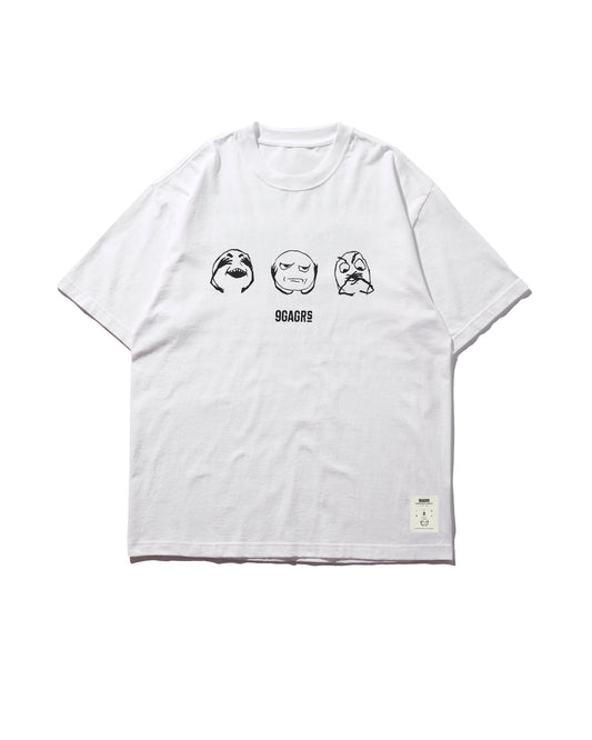 9GAG x GRS crew t-shirt - White