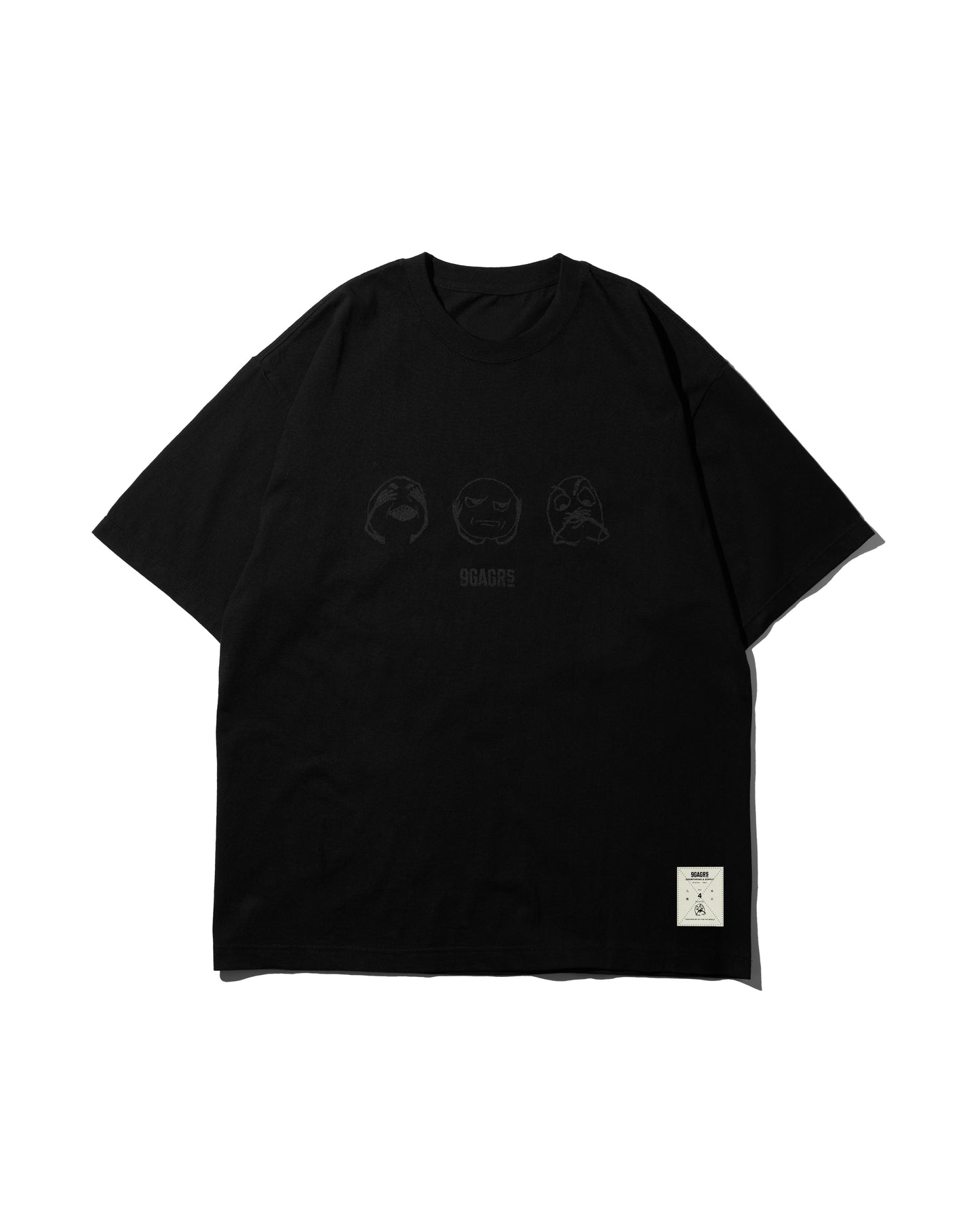 9GAG x GRS crew t-shirt - Black