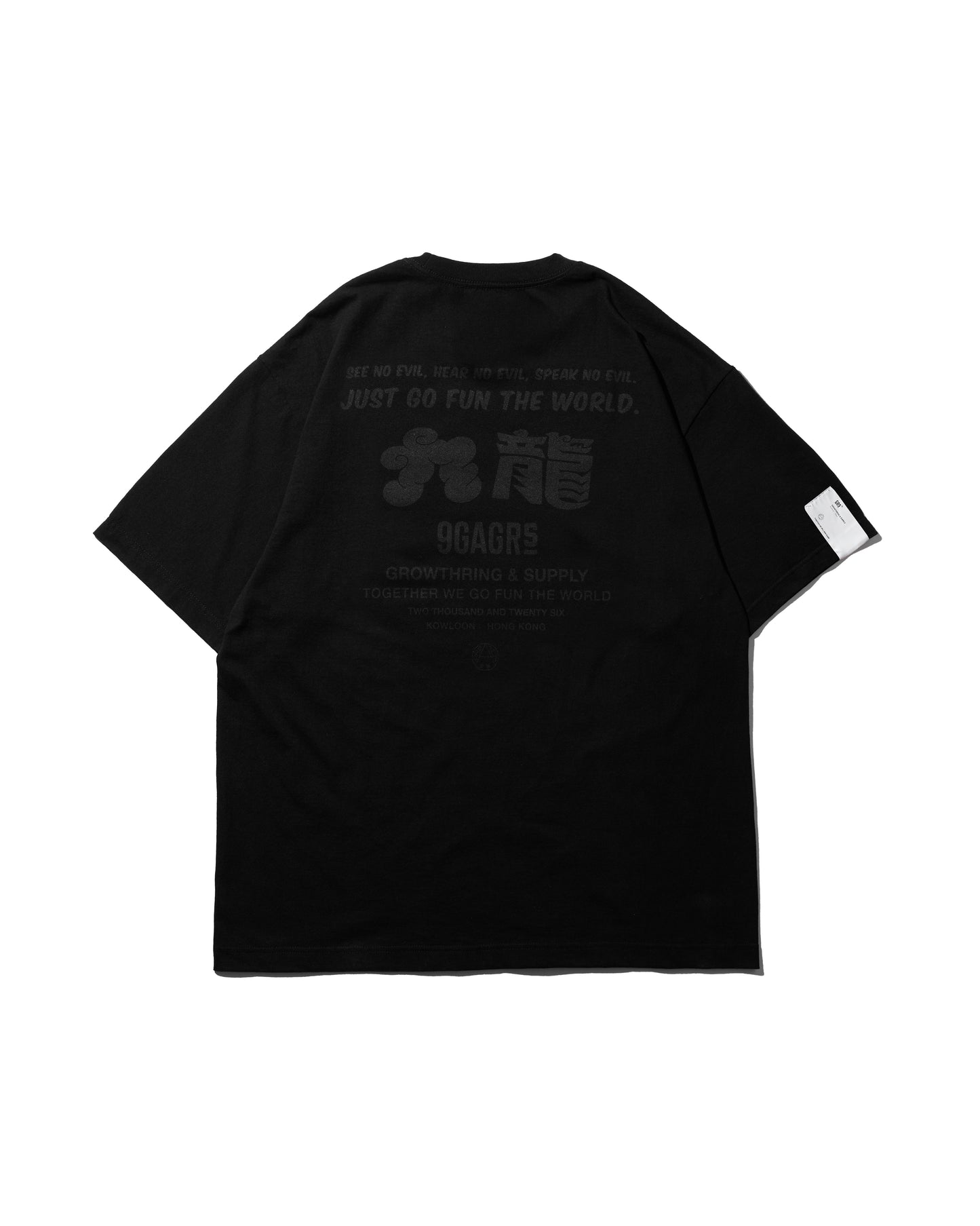 9GAG x GRS crew t-shirt - Black