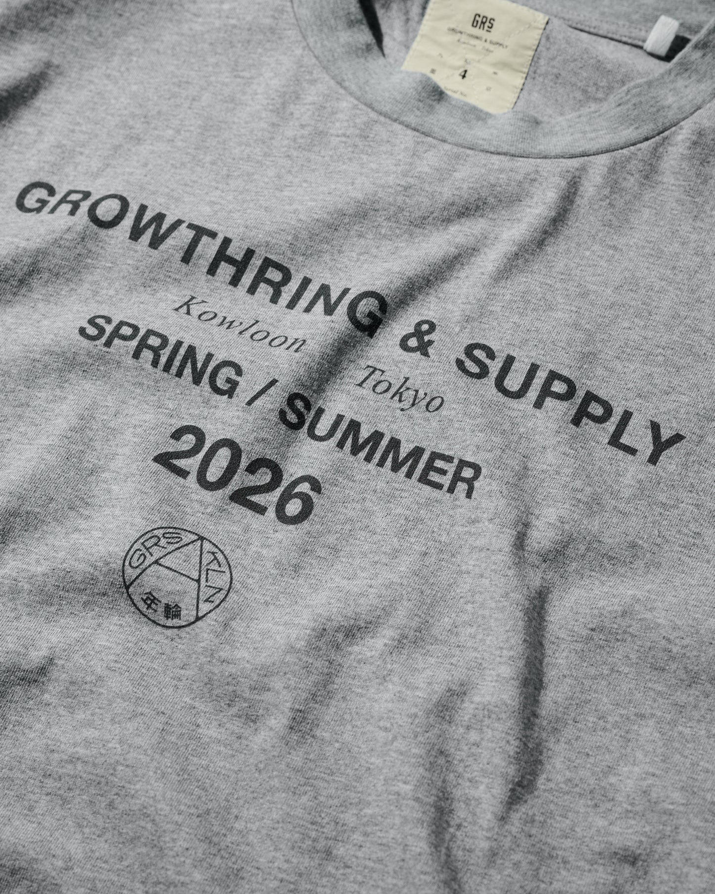 2026 CREW TEE SET 02 (SET OF 2 PIECES) / Black+Grey