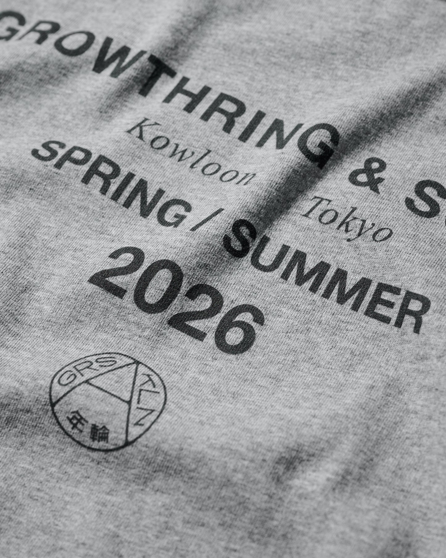 2026 CREW TEE SET 02 (SET OF 2 PIECES) / Black+Grey