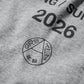 2026 CREW TEE SET 02 (SET OF 2 PIECES) / Black+Grey