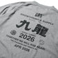 2026 CREW TEE SET 02 (SET OF 2 PIECES) / Black+Grey