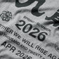 2026 CREW TEE SET 02 (SET OF 2 PIECES) / Black+Grey
