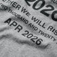 2026 CREW TEE SET 02 (SET OF 2 PIECES) / Black+Grey
