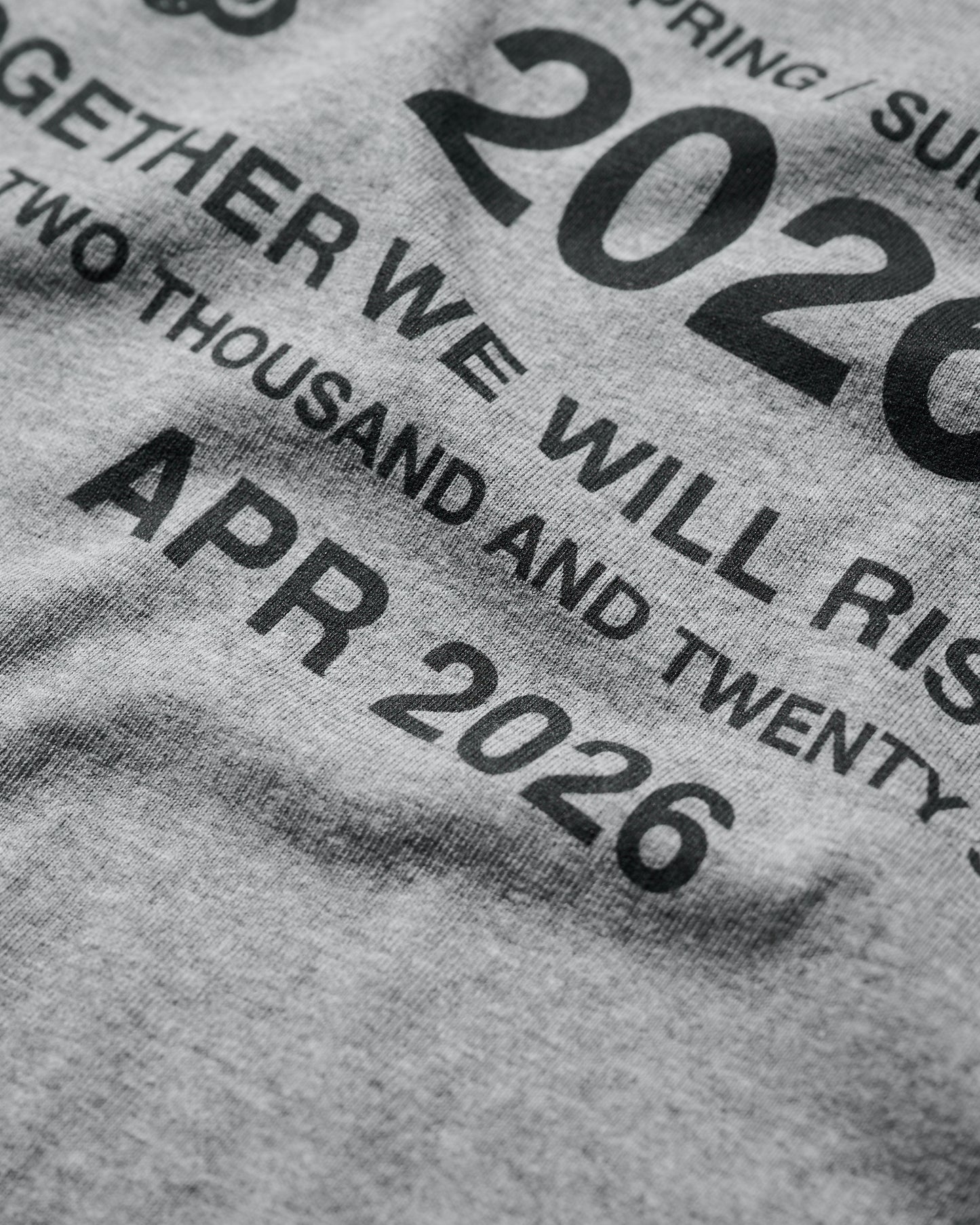 2026 CREW TEE SET 02 (SET OF 2 PIECES) / Black+Grey