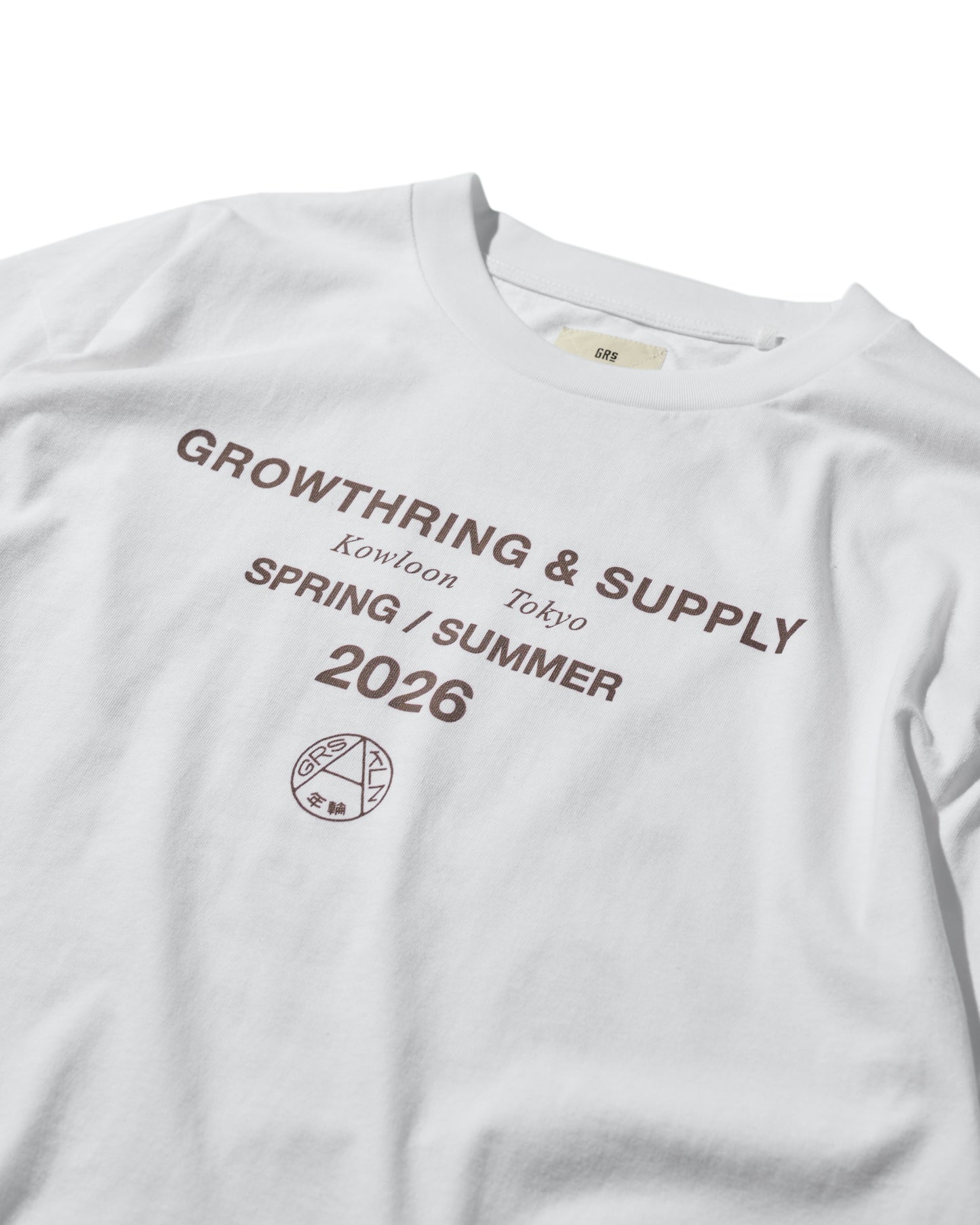 2026 CREW TEE SET 03 (SET OF 2 PIECES) / Grey+White