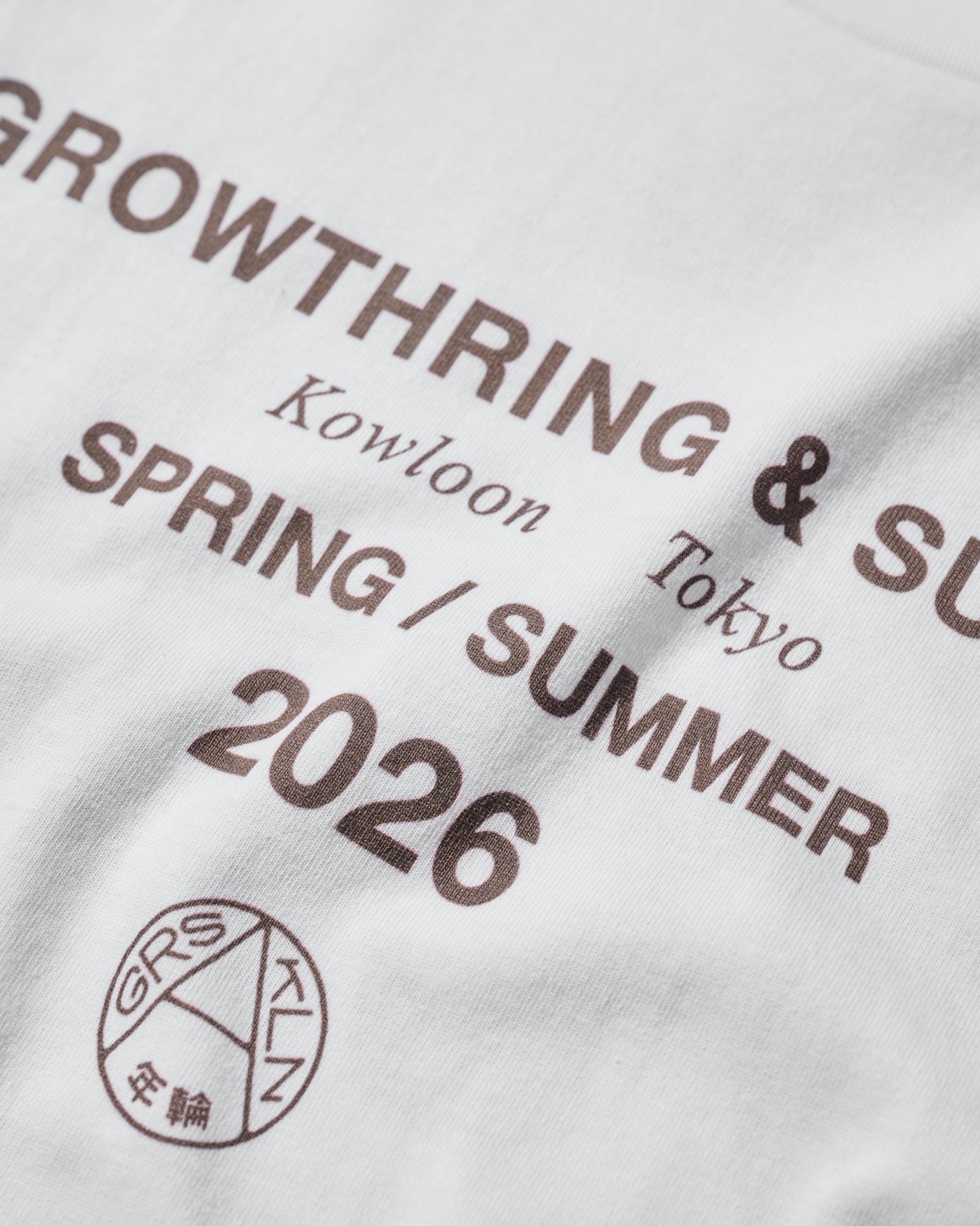 2026 CREW TEE SET 03 (SET OF 2 PIECES) / Grey+White