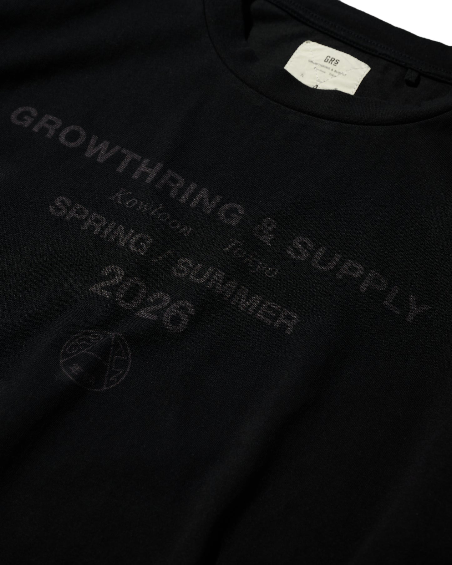 2026 CREW TEE SET 01 (SET OF 2 PIECES) / Black+White