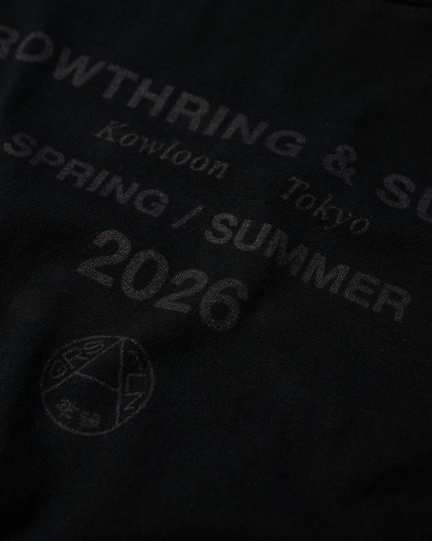 2026 CREW TEE SET 02 (SET OF 2 PIECES) / Black+Grey