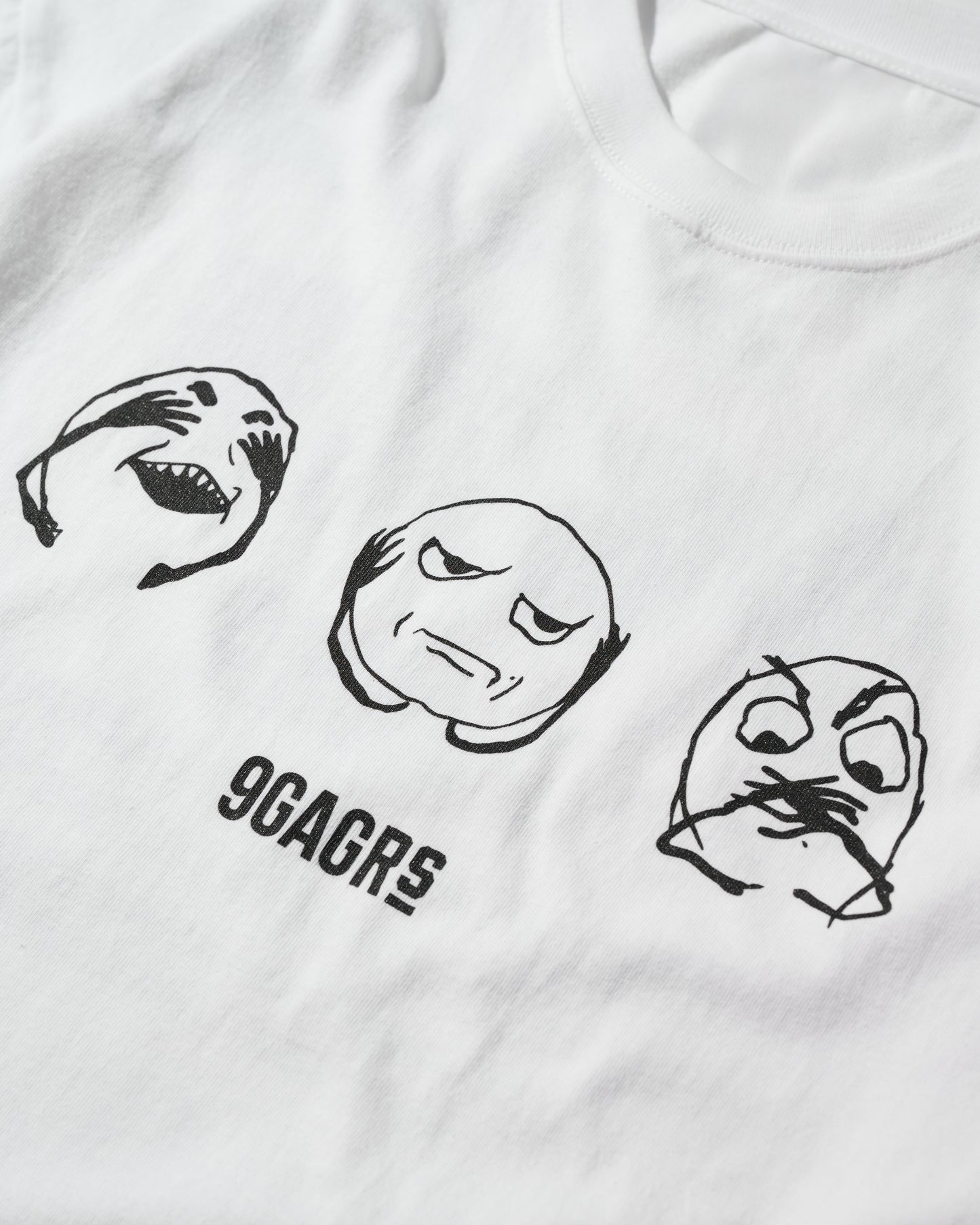 9GAG x GRS crew t-shirt - White
