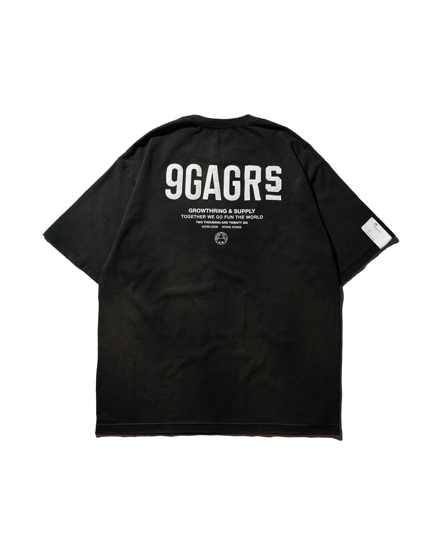 9GAG x GRS sunfaded distressed t-shirt
