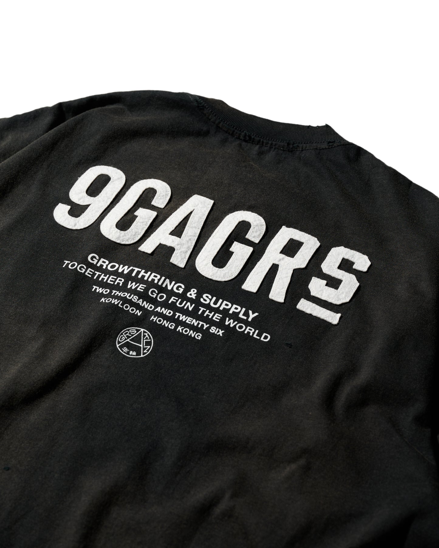 9GAG x GRS sunfaded distressed t-shirt