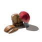 SUN FADED DISTRESSED “GRS” TWO TONE CAP / OLIVE & RED
