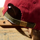 SUN FADED DISTRESSED “GRS” TWO TONE CAP / OLIVE & RED