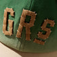 SUN FADED DISTRESSED “GRS” TWO TONE CAP / MUSTARD & GREEN