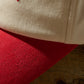 SHIBUYA MELTDOWN EMBROIDERY CAP / RED & CREAM