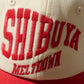 SHIBUYA MELTDOWN EMBROIDERY CAP / RED & CREAM