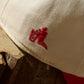 SHIBUYA MELTDOWN EMBROIDERY CAP / RED & CREAM