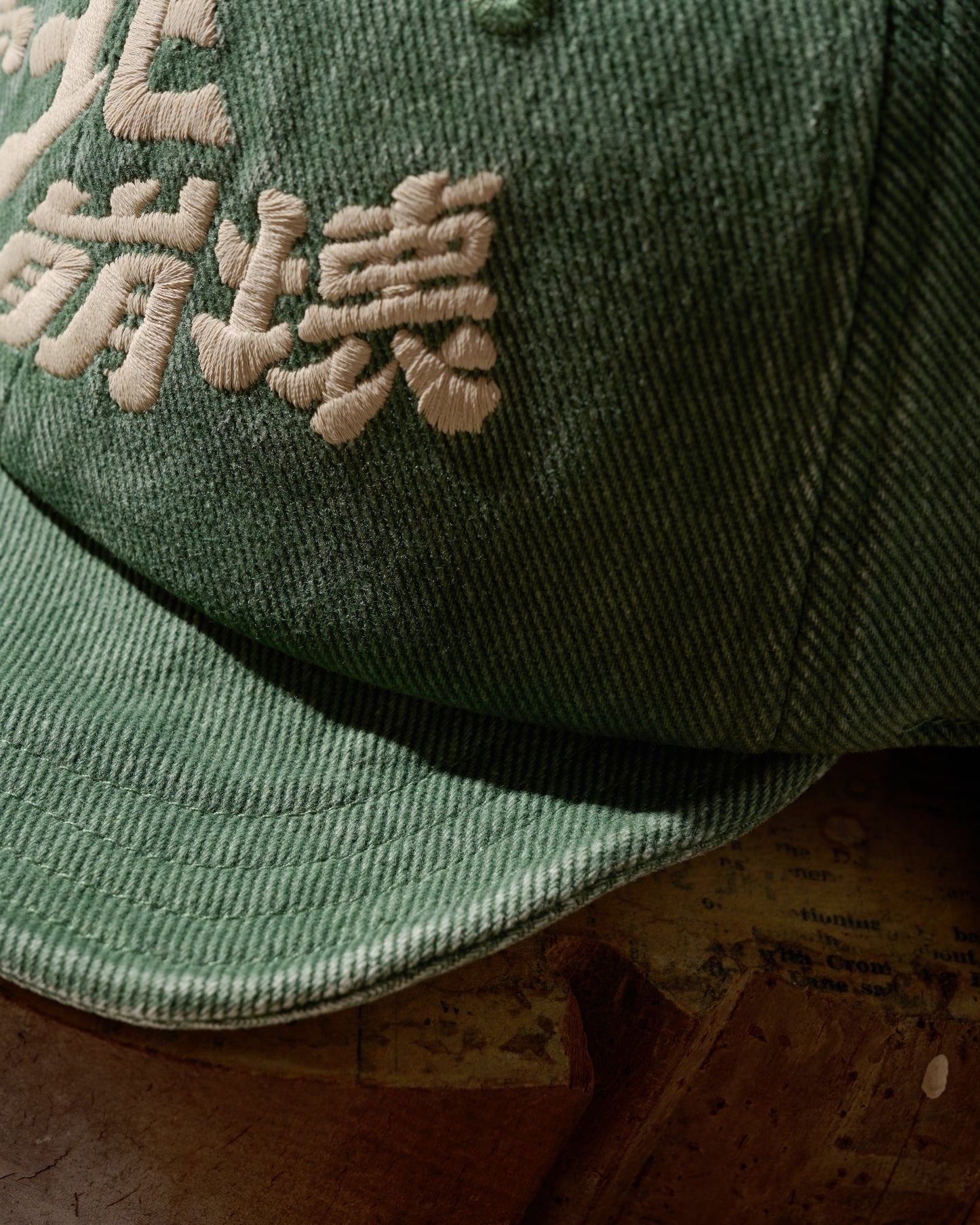 GRS X SHIBUYAMELTDOWN EMBROIDERY CAP / 臺北崩壞 FADED GREEN