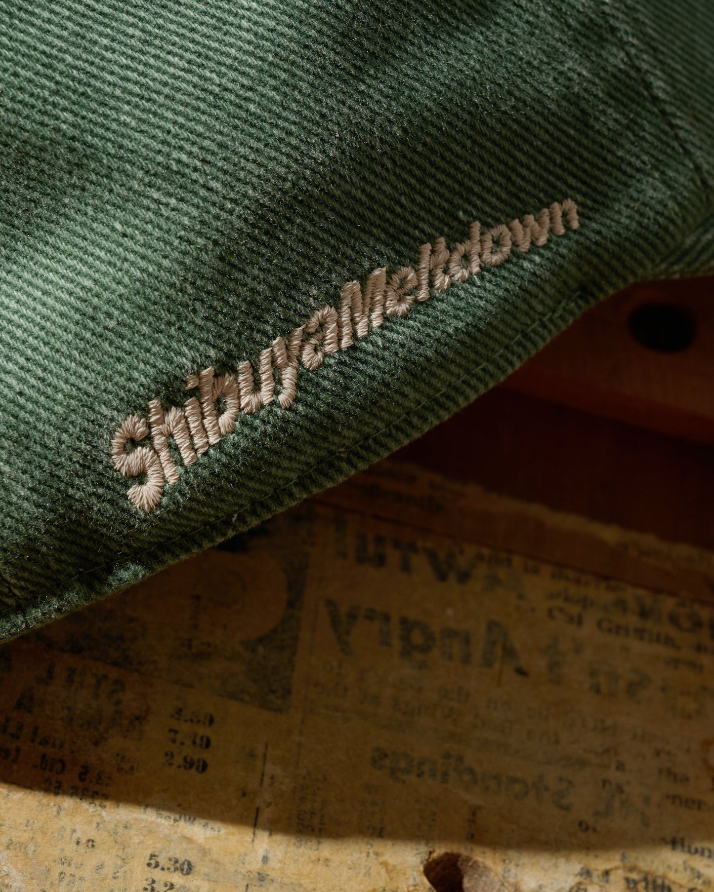 GRS X SHIBUYAMELTDOWN EMBROIDERY CAP / 臺北崩壞 FADED GREEN