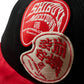 EMBROIDERY PATCH CAP / RED & BLACK