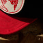 EMBROIDERY PATCH CAP / RED & BLACK
