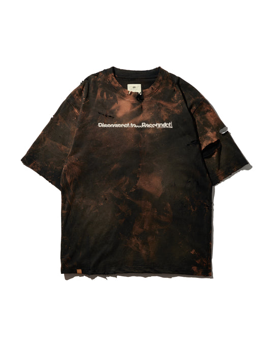 [PRE-ORDER] Disconnect To... Reconnect Unplugged Live X GRS SUN FADED DISTRESSED TEE / BLACK