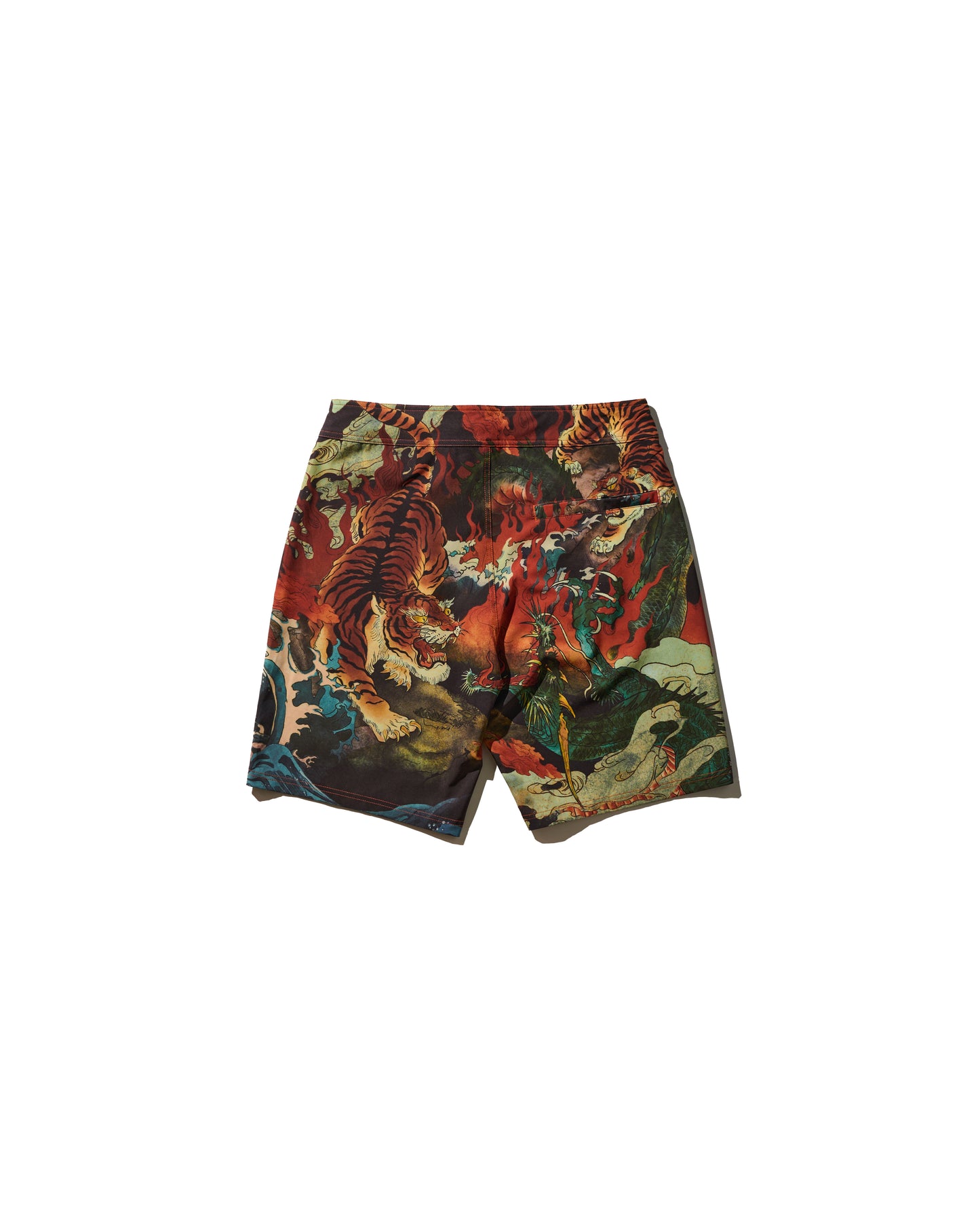 DOWNHILL TIGER & DRAGON SWIM SHORTS / ORIGIN