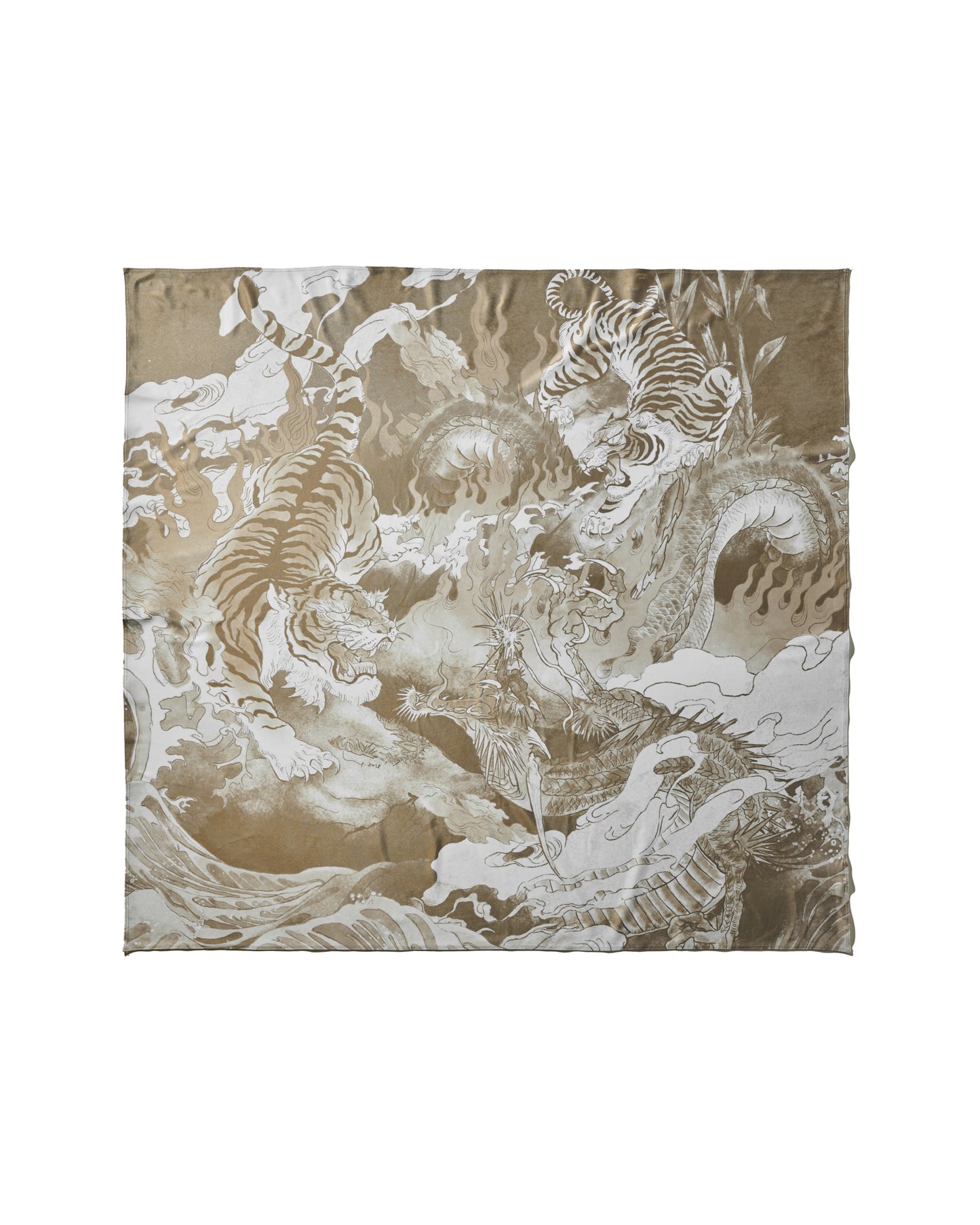 DOWNHILL TIGER & DRAGON BIKINI SET / BEIGE
