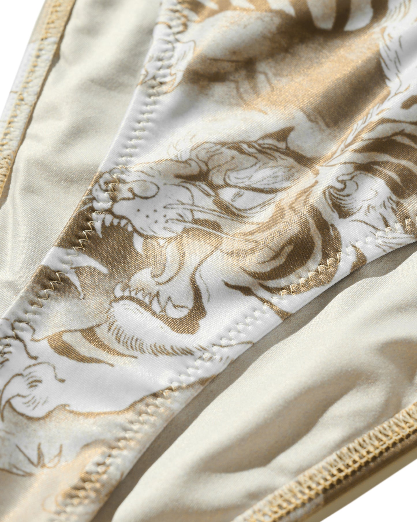 DOWNHILL TIGER & DRAGON BIKINI SET / BEIGE