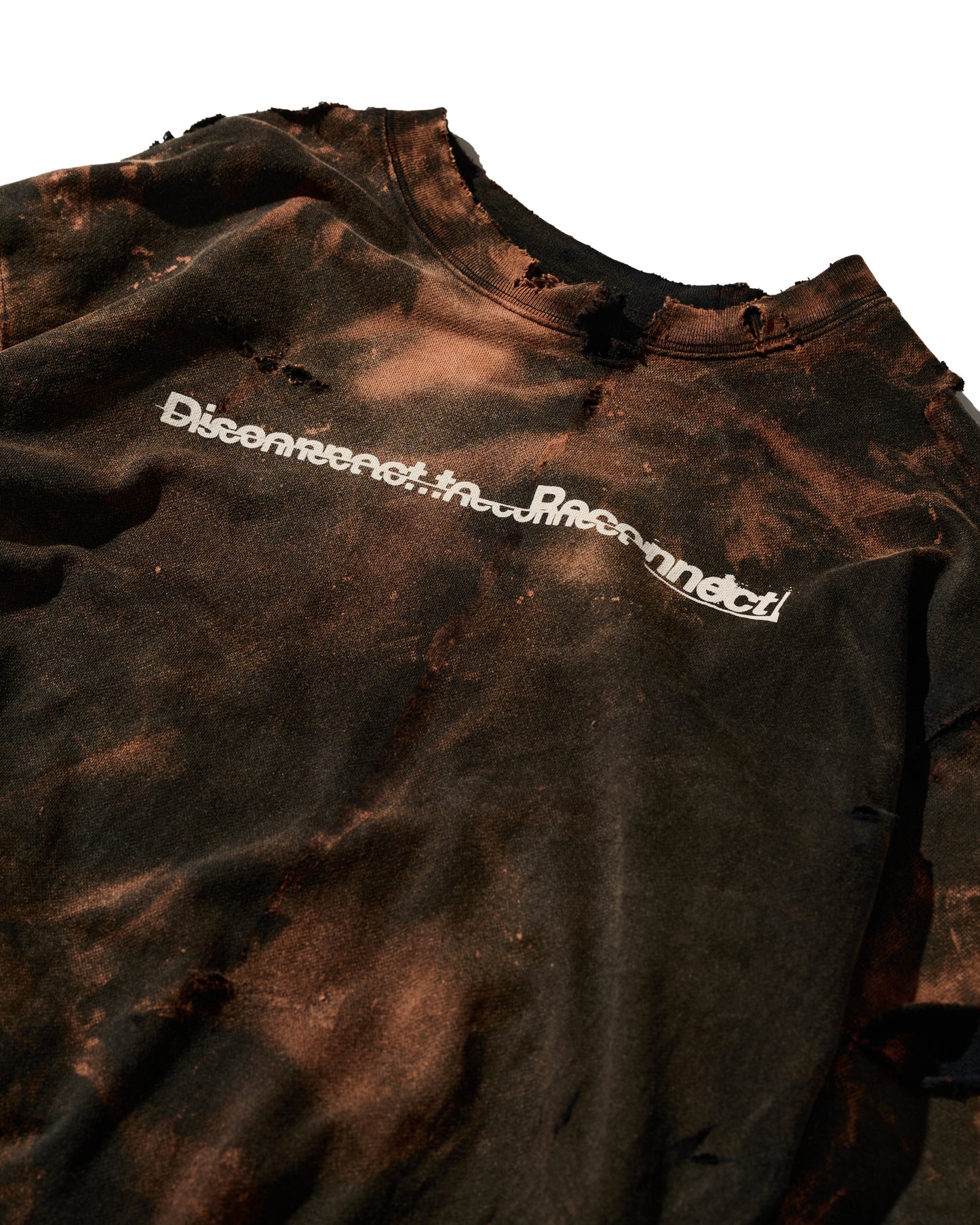 [PRE-ORDER] Disconnect To... Reconnect Unplugged Live X GRS SUN FADED DISTRESSED TEE / BLACK