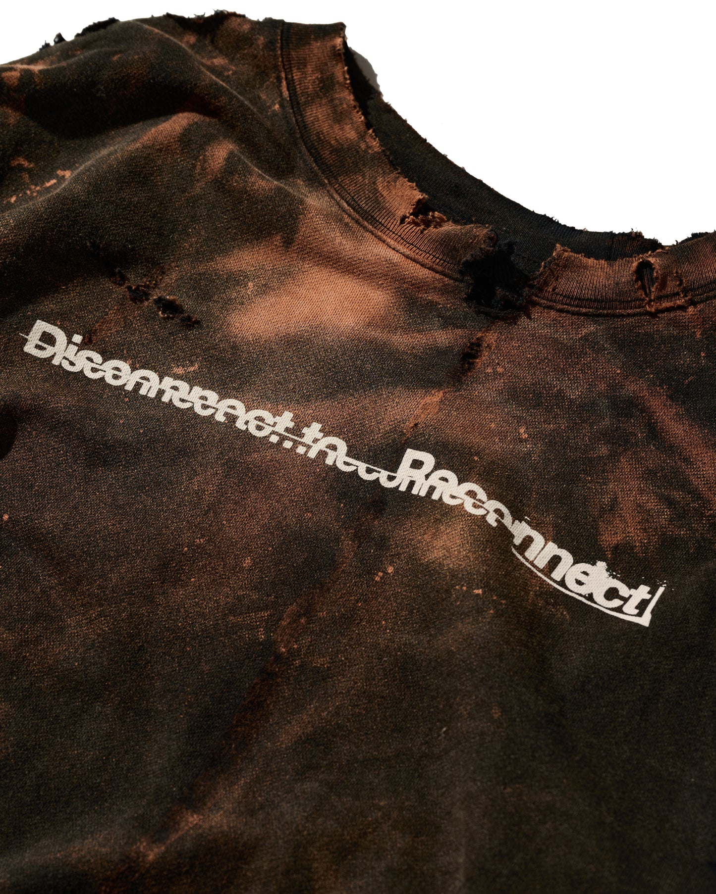 [PRE-ORDER] Disconnect To... Reconnect Unplugged Live X GRS SUN FADED DISTRESSED TEE / BLACK