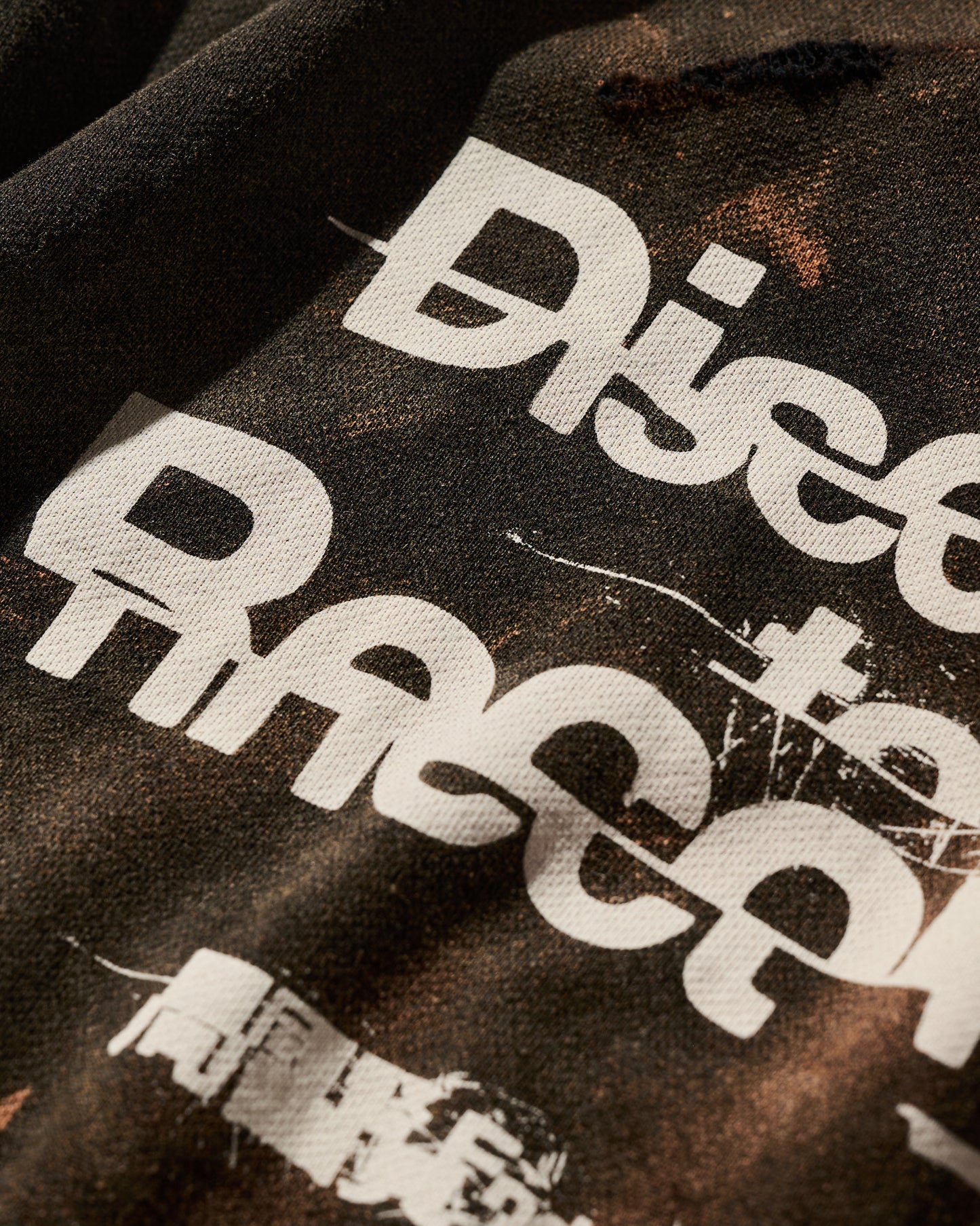 [PRE-ORDER] Disconnect To... Reconnect Unplugged Live X GRS SUN FADED DISTRESSED TEE / BLACK