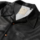 DOUBLE DRAGON OVERPRINT CREPE SHIRT / MONO BLACK