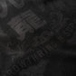 DOUBLE DRAGON OVERPRINT CREPE SHIRT / MONO BLACK