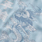 DOUBLE DRAGON OVERPRINT CREPE SHIRT / SEASIDE BLUE