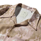 DOWNHILL TIGER & DRAGON OVERPRINT CREPE SHIRT / SAFARI