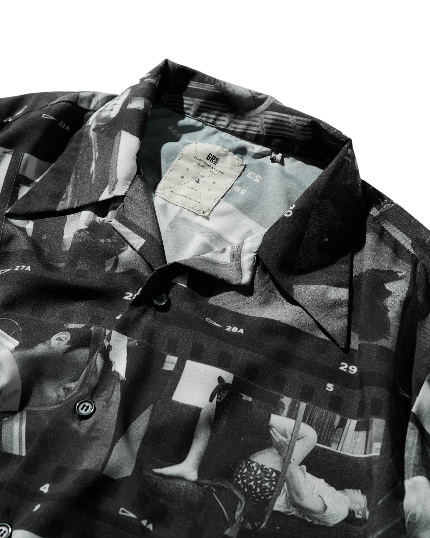 PHOTOPRINT SHIRT / BLACK & WHITE